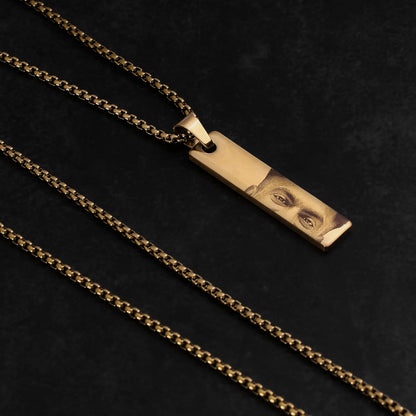Photo(Eyes) Engraved Necklace