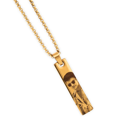 Photo(Eyes) Engraved Necklace