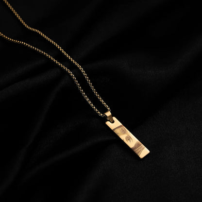Photo(Eyes) Engraved Necklace