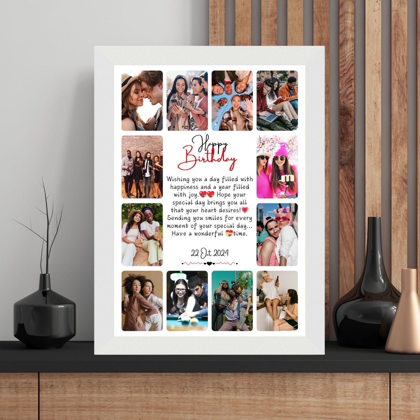 Birthday Collage Frame