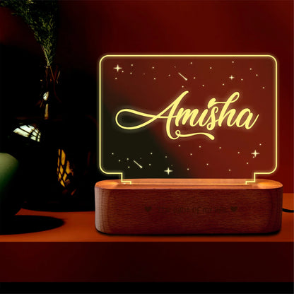 Name Photo Lamp