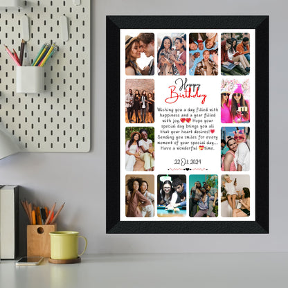 Birthday Collage Frame