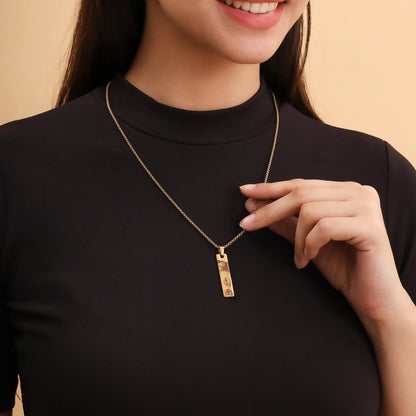 Photo(Eyes) Engraved Necklace