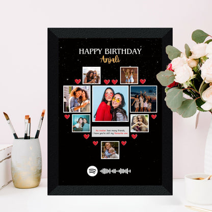 Birthday Heart Spotify Frame