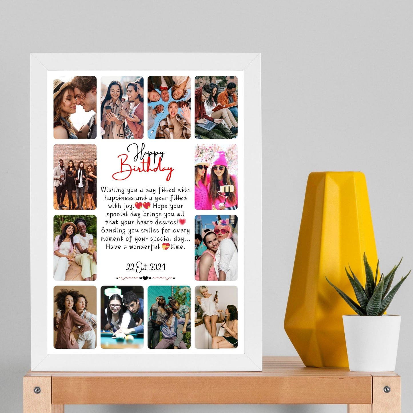 Birthday Collage Frame