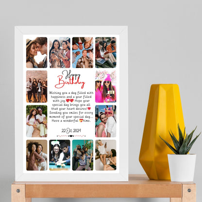 Birthday Collage Frame