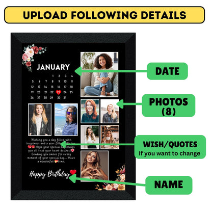 BirthdayCustomised Frame