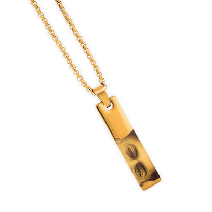 Photo(Eyes) Engraved Necklace