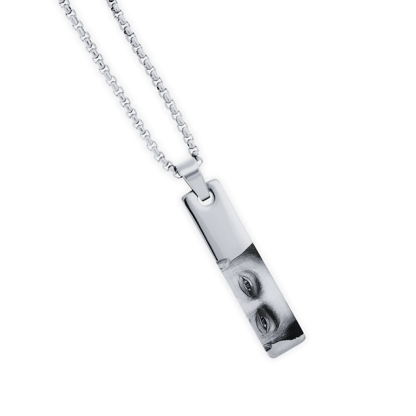 Photo(Eyes) Engraved Necklace