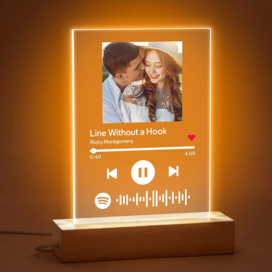 Personalized Spotify Photo Lamp