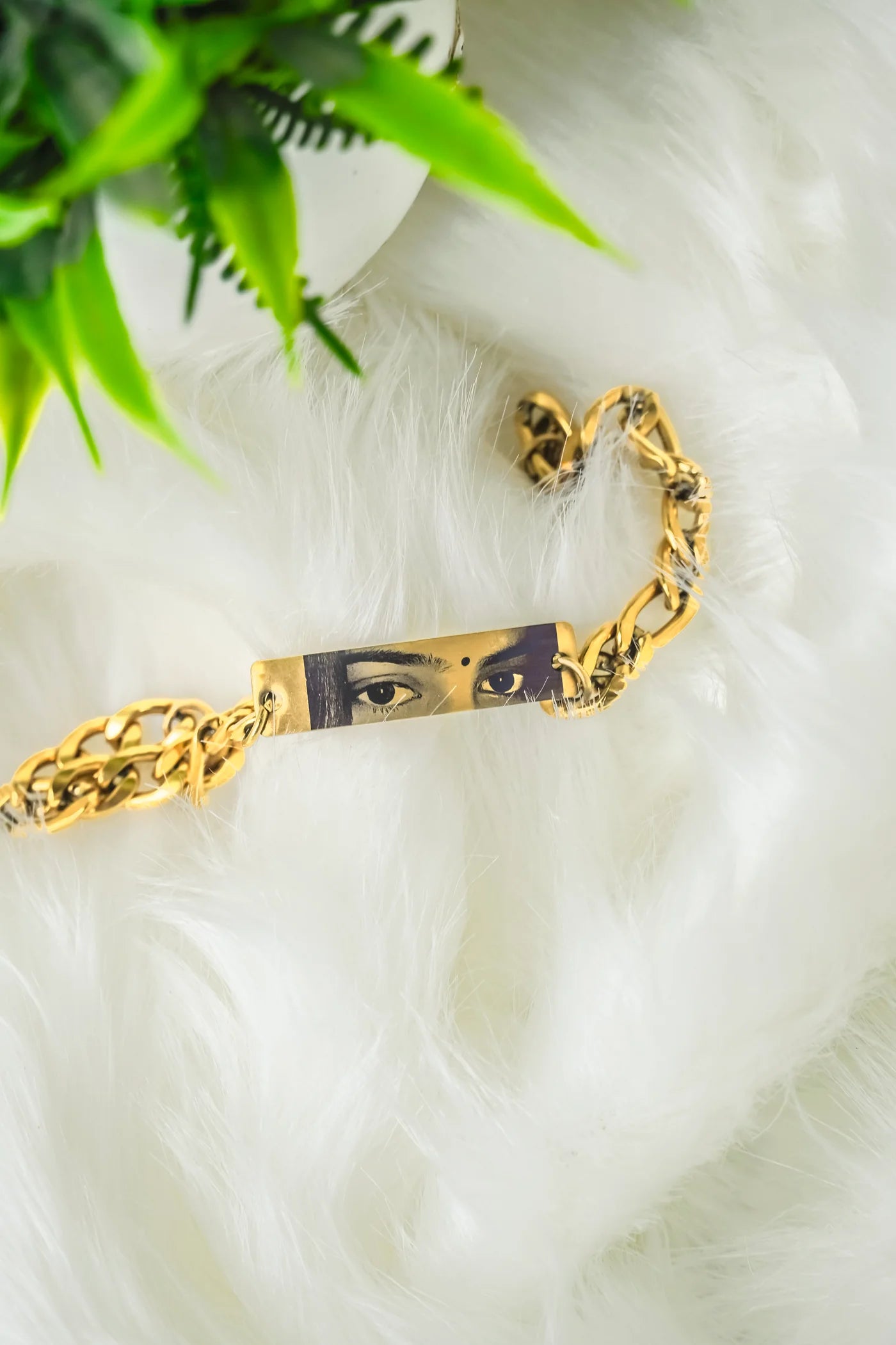Photo(Eyes) Engraved Bracelet