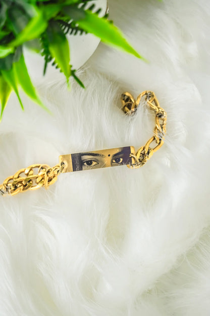 Photo(Eyes) Engraved Bracelet
