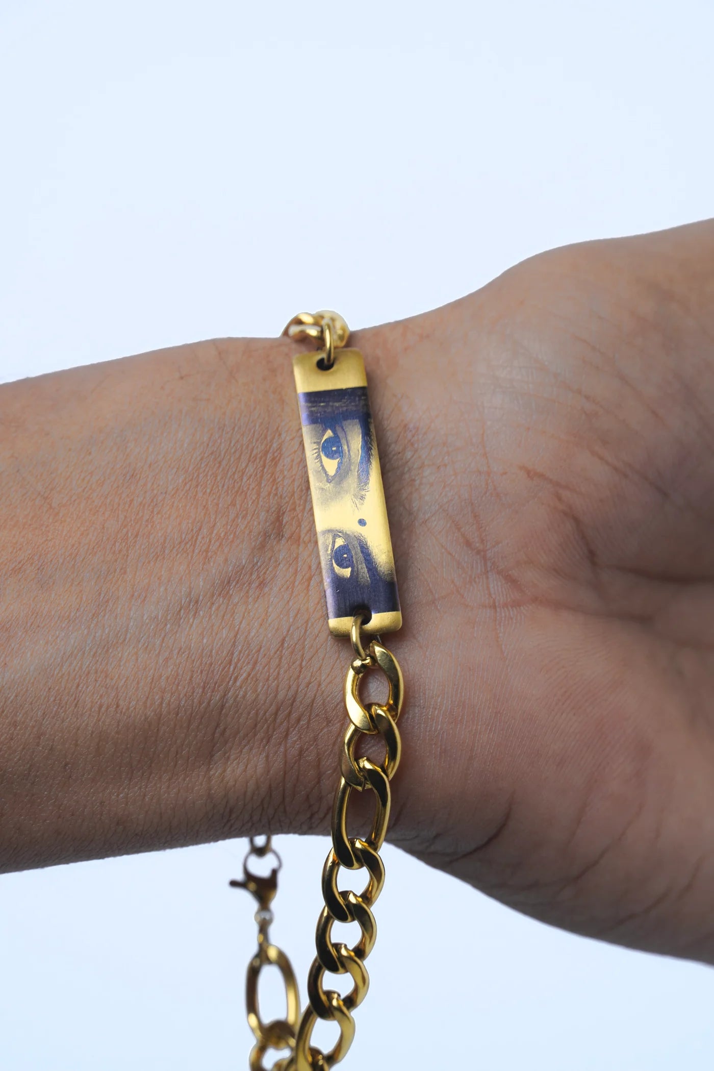 Photo(Eyes) Engraved Bracelet