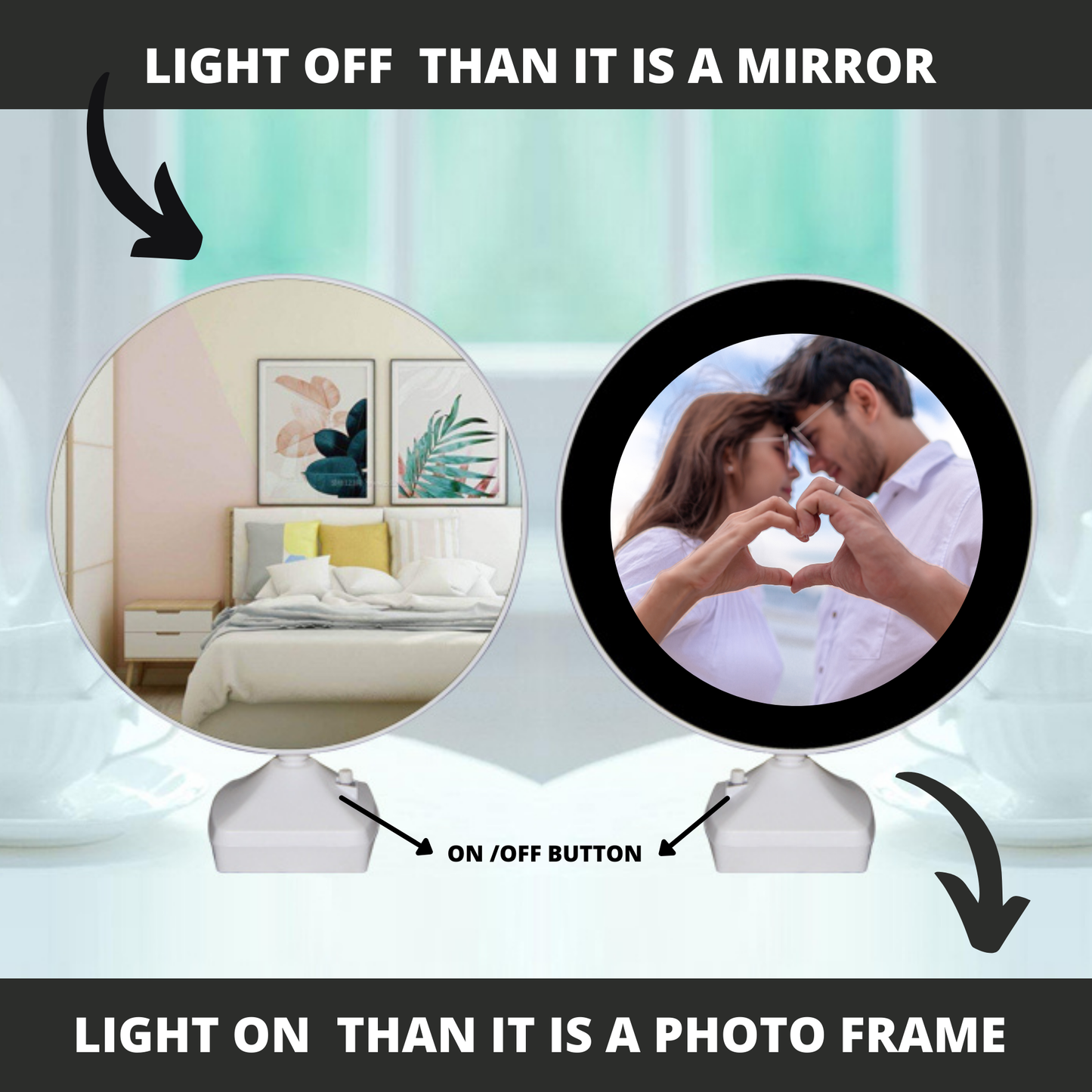 Magic Mirror Photo Frame