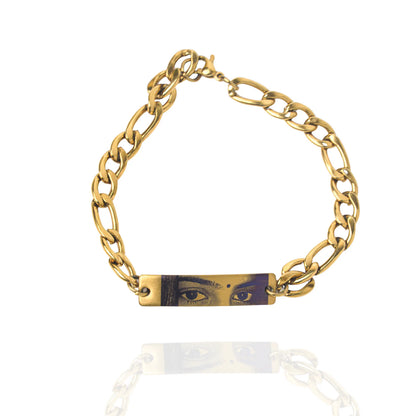 Photo(Eyes) Engraved Bracelet